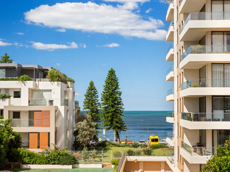Ultimate beachside apartment with over-sized layout