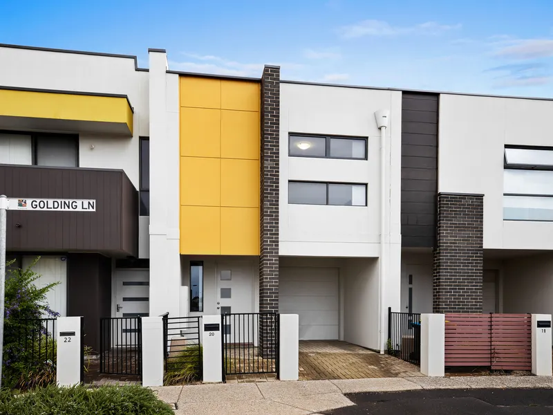 Space, quality and convenience! In a superb contemporary style c.2015 terrace