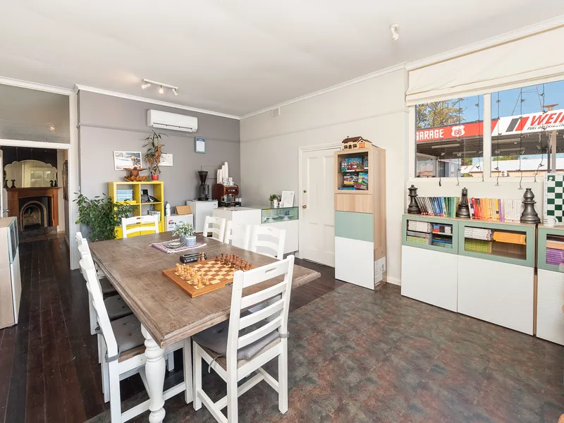 BUSINESS FROM HOME CHARACTER COTTAGE WITH MAIN STREET FRONTAGE