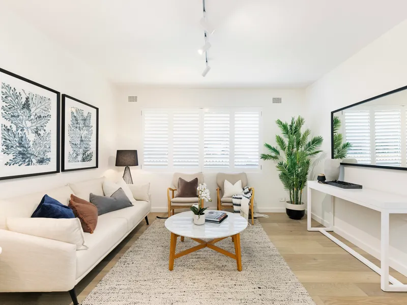 A designer garden apartment in a village setting