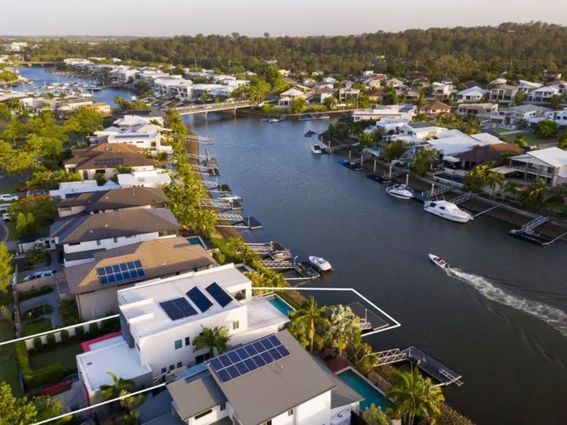 Stunning FULLY FURNISHED waterfront home with private pool & pontoon