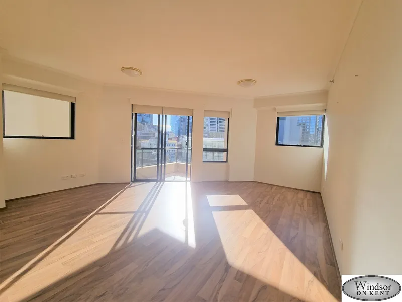 Unfurnished Spacious Two Bedroom Apartment with City View + Car Space in Sydney CBD