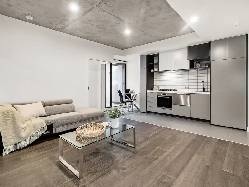 Two Balconies Complete This Near New Secure Apartment