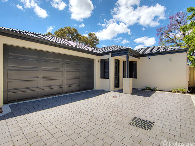 Modern open plan home with four bedrooms and two bathrooms.