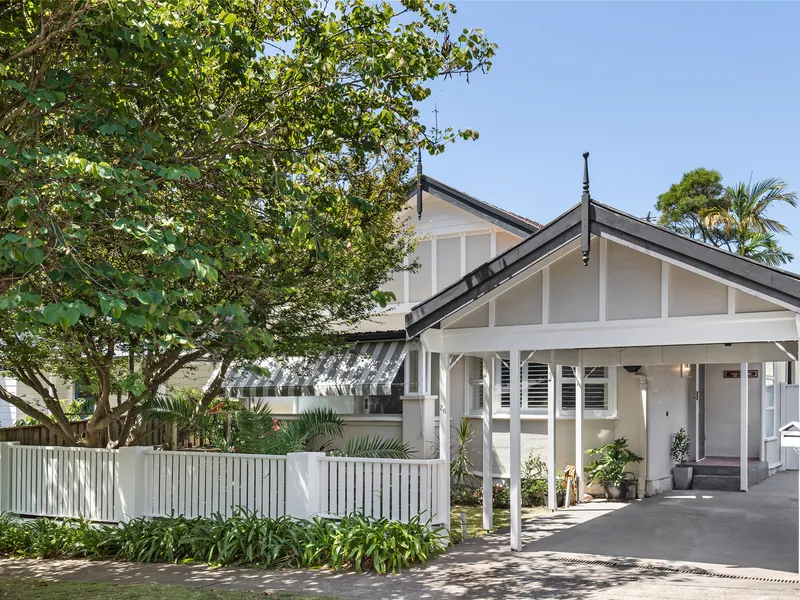 Reimagined Character Home with Granny Flat on Tranquil Gardens with a Pool