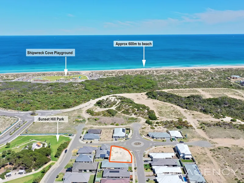 Premium 511sqm corner block just metres from the beach