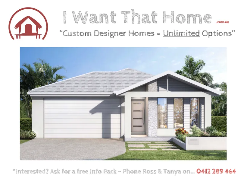 * NEW RELEASE - Custom Designer Homes... UNLIMITED OPTIONS... (* Ask for an info pack !!!)