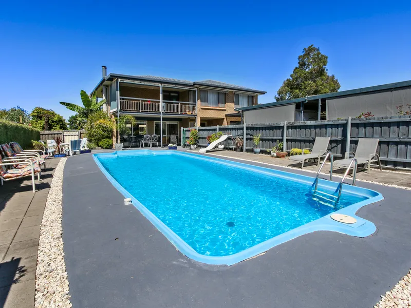 Two Storey Splendour with Pool.