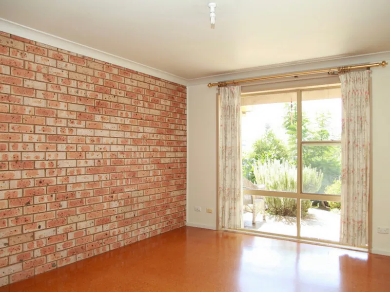 Spacious living with a pool