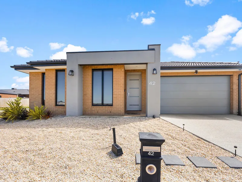 Near new home with side access available!