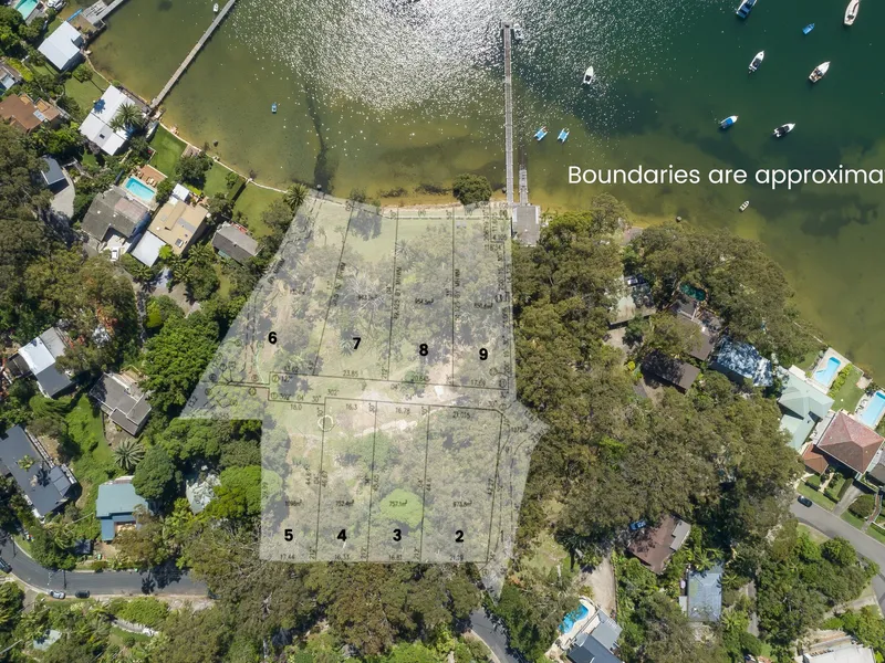 Waterfront Estate with DA Subdivision Approval Set on Over 2 Acres