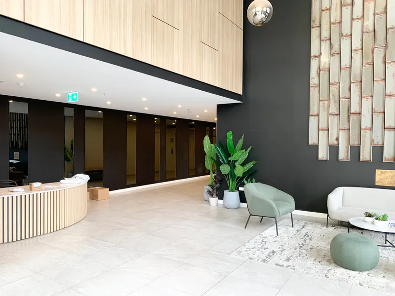 Spacious and Stylish Two Bedroom with Two Car Park Apartment with Grand Lobby and Glimpse of Water View.