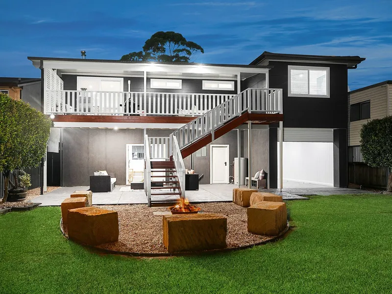 Contemporary lake house provides relaxed coastal living