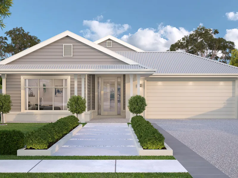 This stunning Hamptons inspired 4 Bedroom home is a flexible plan that can suit a variety of lifestyles on a generous 2000m2 block in quiet court.