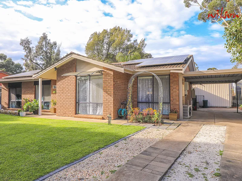 3 bedroom family home with large garage. Secure property with auto gate entrance.