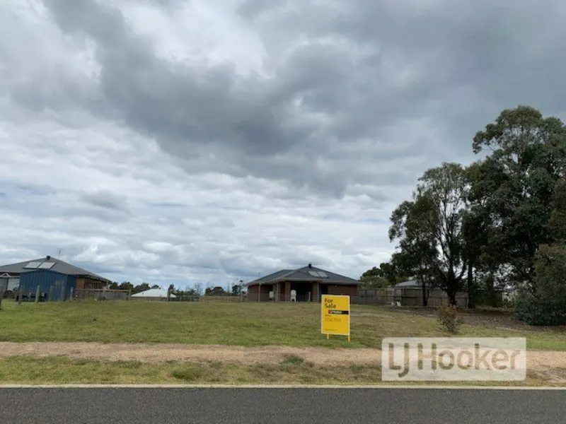 Cleared, flat vacant land