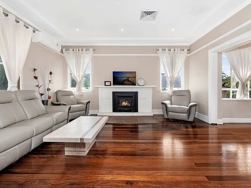 Sun-filled family home