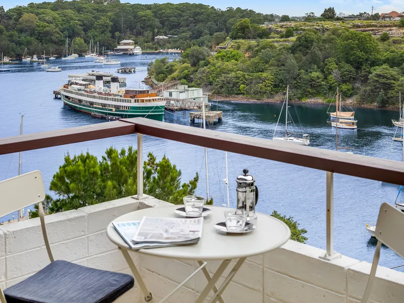 One Bedroom Overlooking Sawmillers Reserve with Parking and Storage