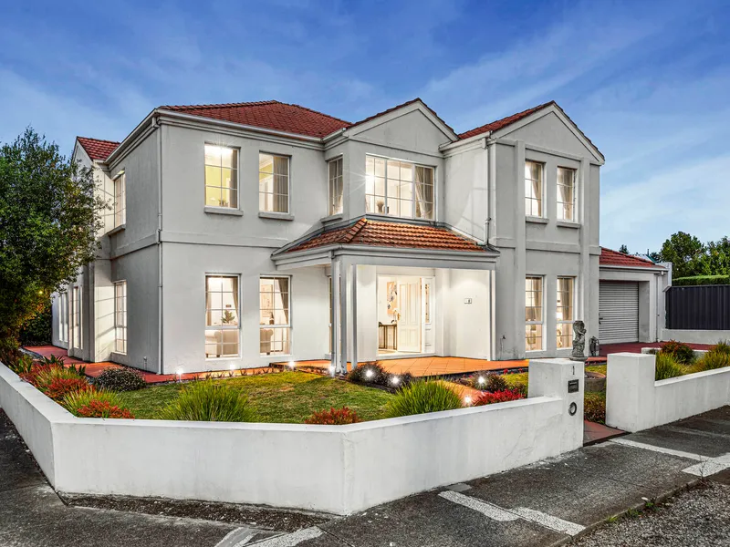 Incredible space for the entertainer on a dual access, corner site