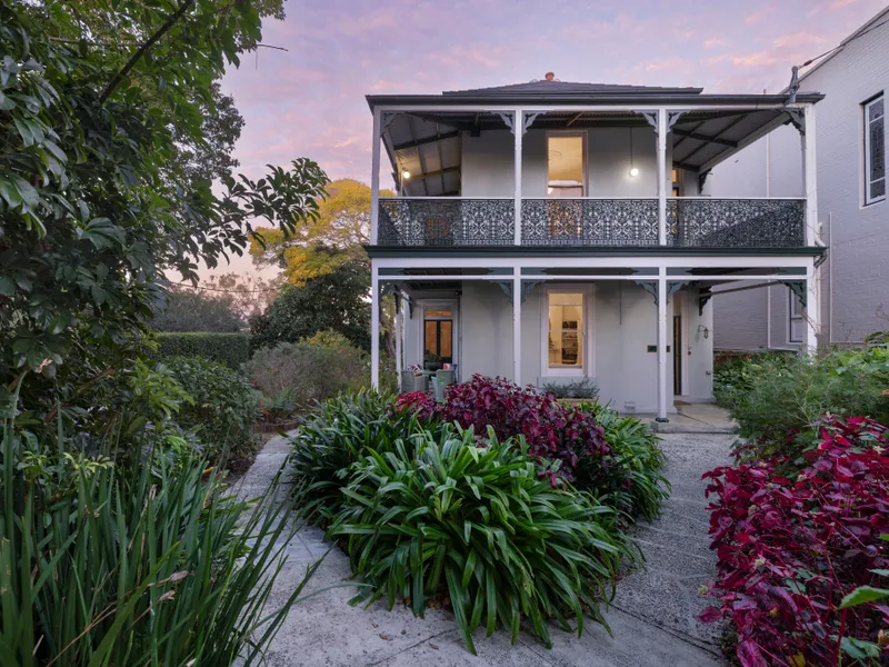 Freestanding Victorian home on 841 sqm w/ studio, pool & views located in Woolwich.