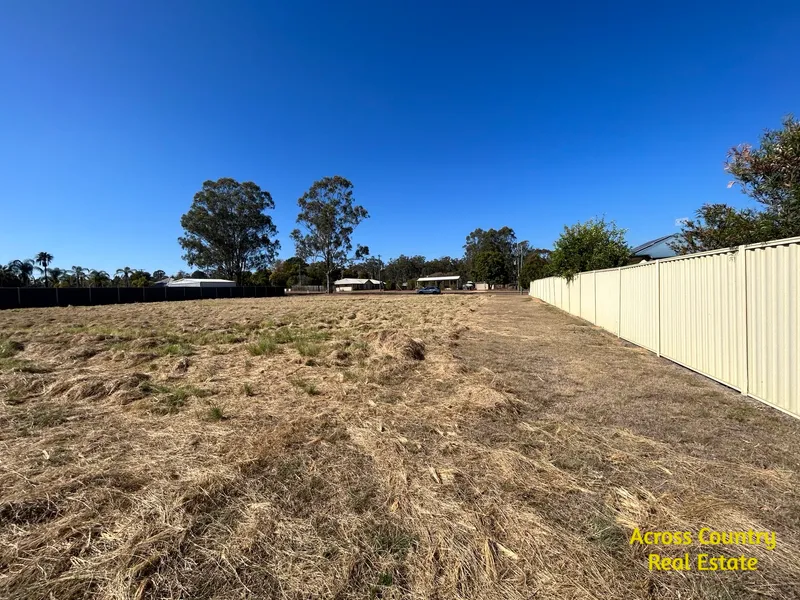 VACANT BLOCK OF LAND - MINUTES TO WONDAI