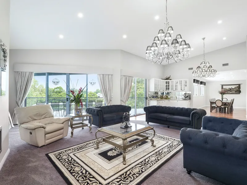 An enticing blend of generous proportions and quality appointments