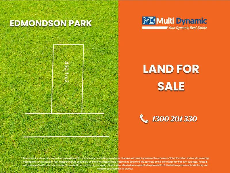New Listing : Registered land In Edmondson Park