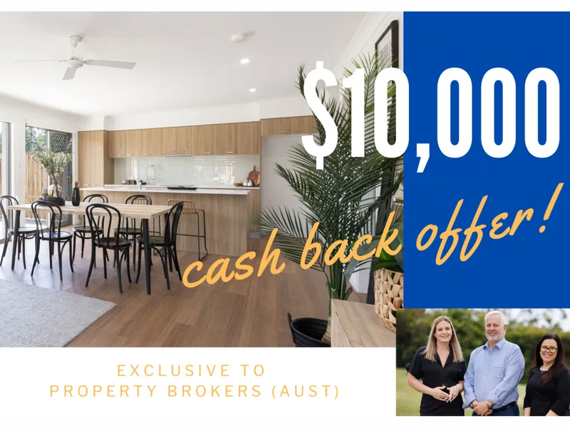 Exclusive Cash Back Offer - ready for you to inspect.