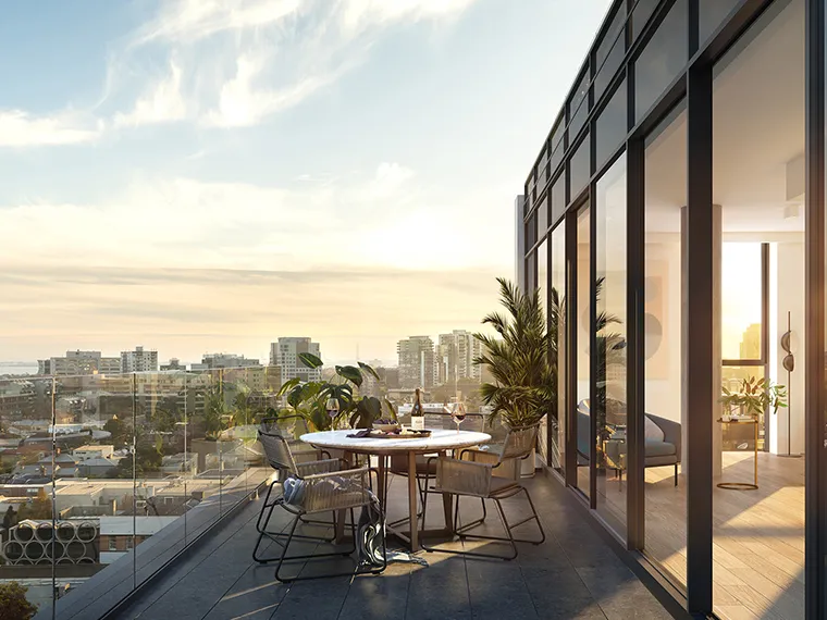 Sun Drenched Half Floor Residence! 