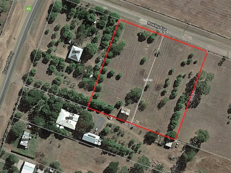 Subdivided 1.01 hectares – 2 lots