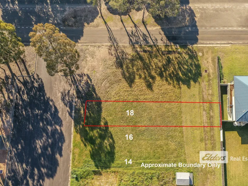 Vacant land with concept plans