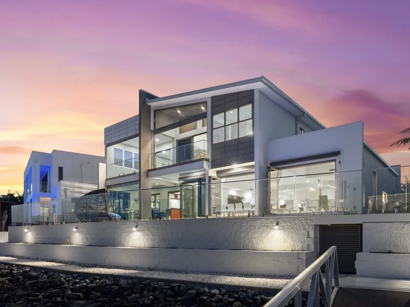 Modern Masterpiece with Enviable Waterfront Position - Sellers Bought Elsewhere!
