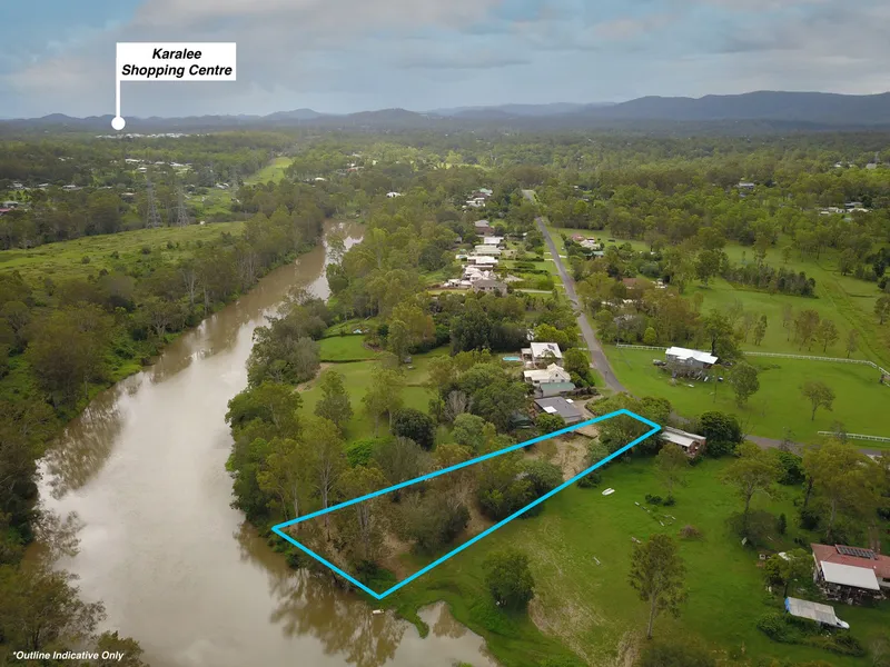 RIVERFRONT LAND With Shed