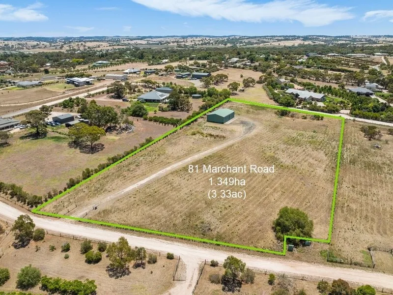 Large Shed - Large Vacant Block