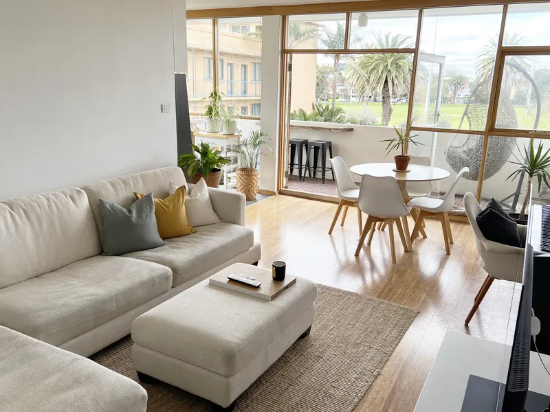 FULLY FURNISHED, Large, light filled and right on the beach!
