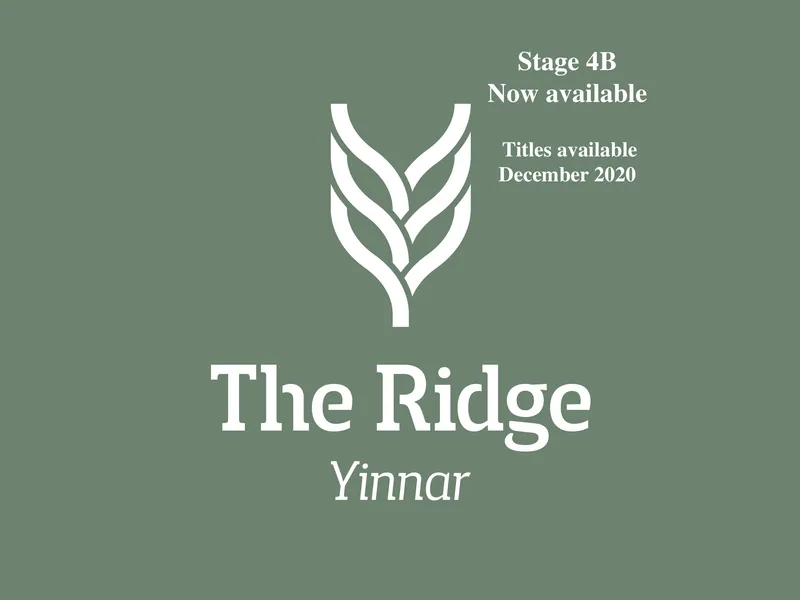 NEW RELEASE- Stage 4B - The Ridge Yinnar - Titles Available December 2020