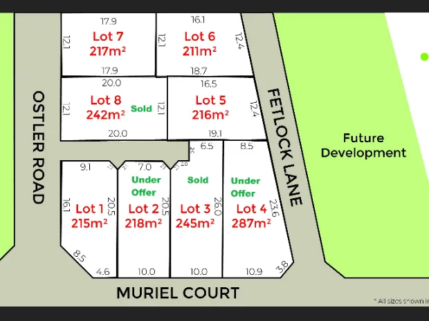 - Muriel Estate - 3 SOLD 21Under Contract, only a few lots left!