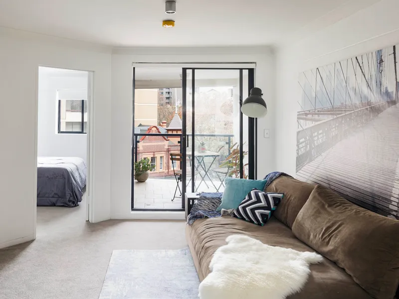 Unfurnished apartment with balcony