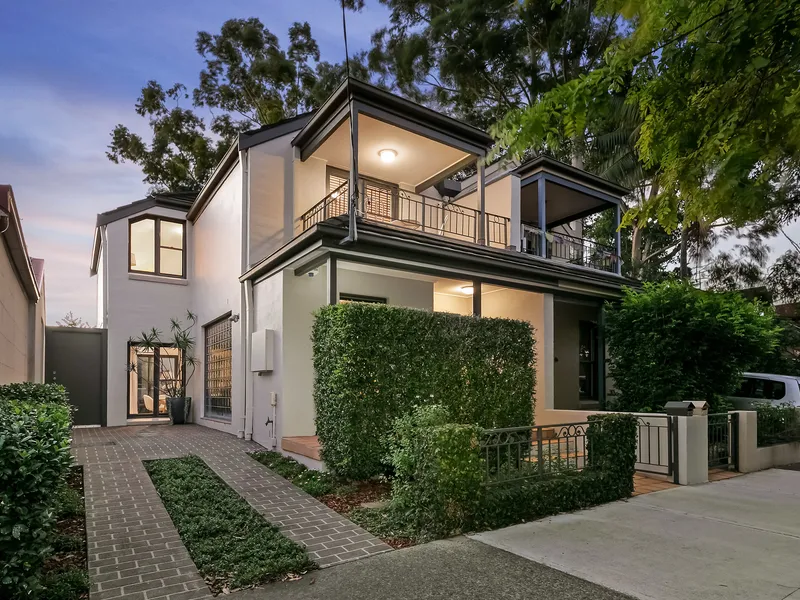 A two-storey family haven of size, light and location