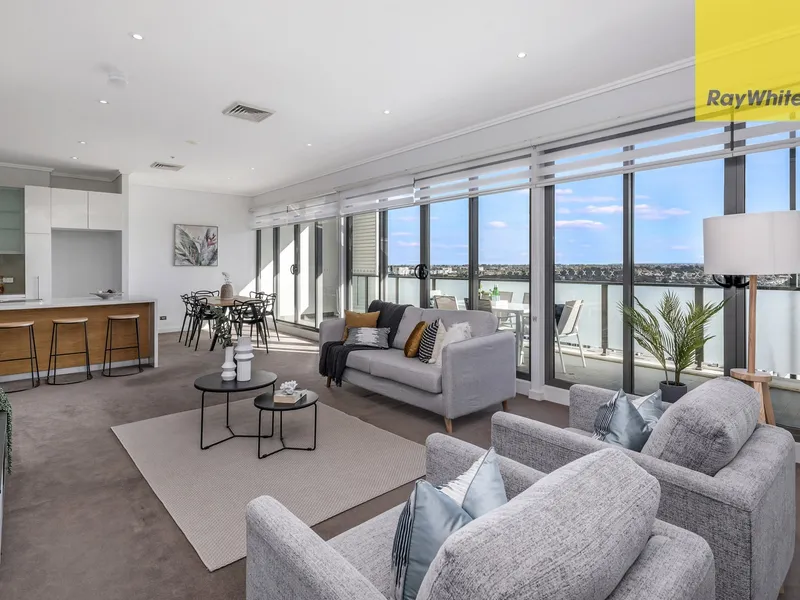 LUXURIOUS 187m2 DUAL-LEVEL PENTHOUSE IN PARRAMATTA CBD