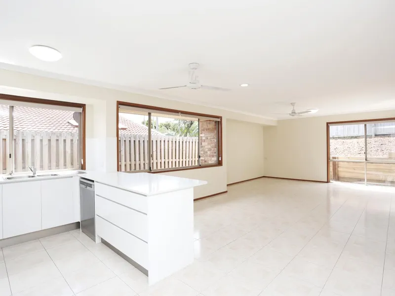 Home with large covered alfresco dining!