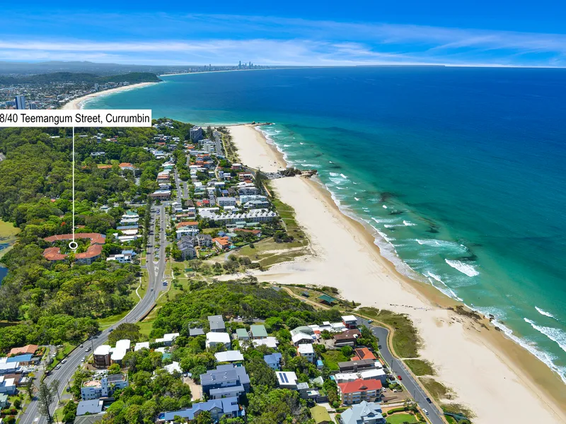 How would like to be across the road from one of Australia’s best beaches??