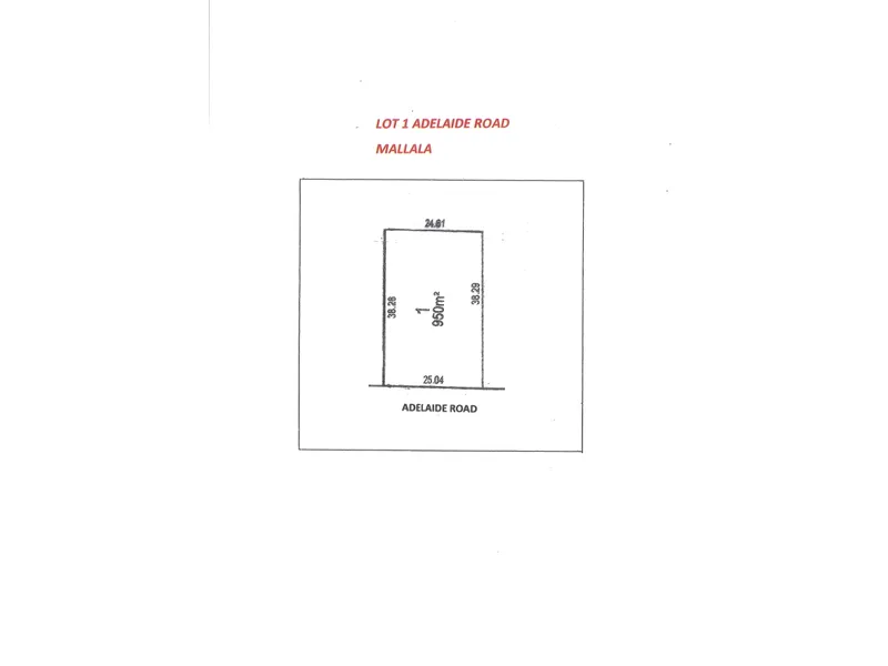 Prime 950m2 Torrens Title Allotment