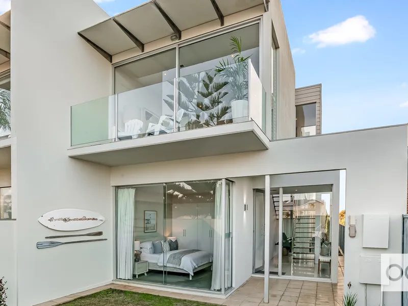 Architectural beachside bliss with views from city to sea