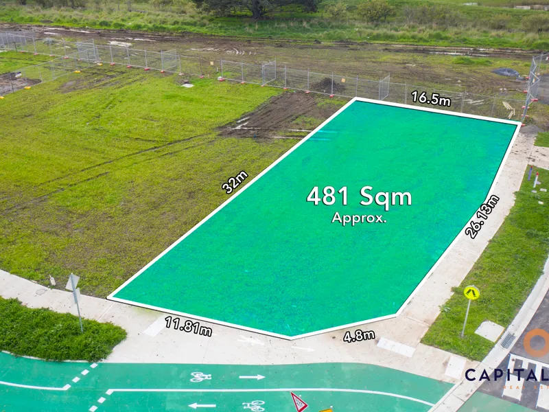 Titled 480m2 Corner Block