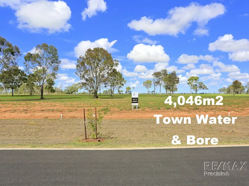 4,046M2 WITH TOWN WATER AND BORE