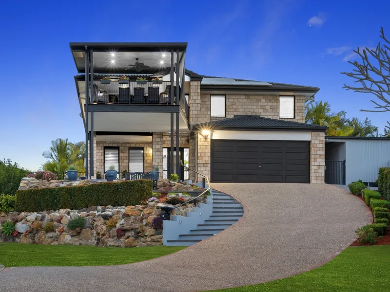 Home Entertaining is a Must in this Uniquely-Designed Family Home!