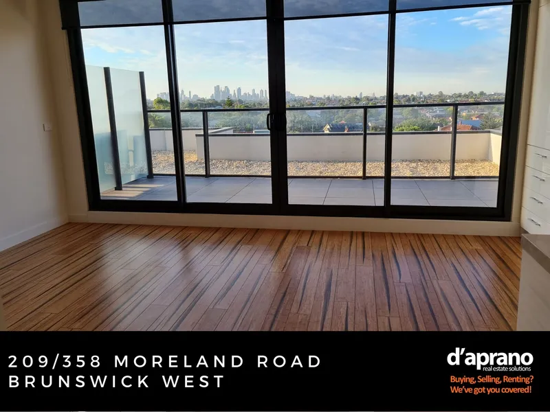 Amazing city views, spacious one bedroom living