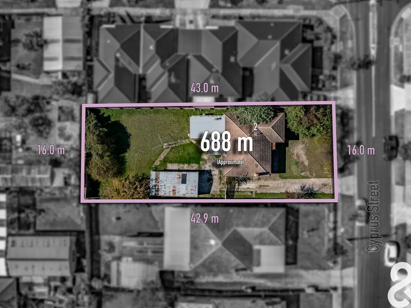 DEMOLISH AND DEVELOP - LAND APPROX 689m2