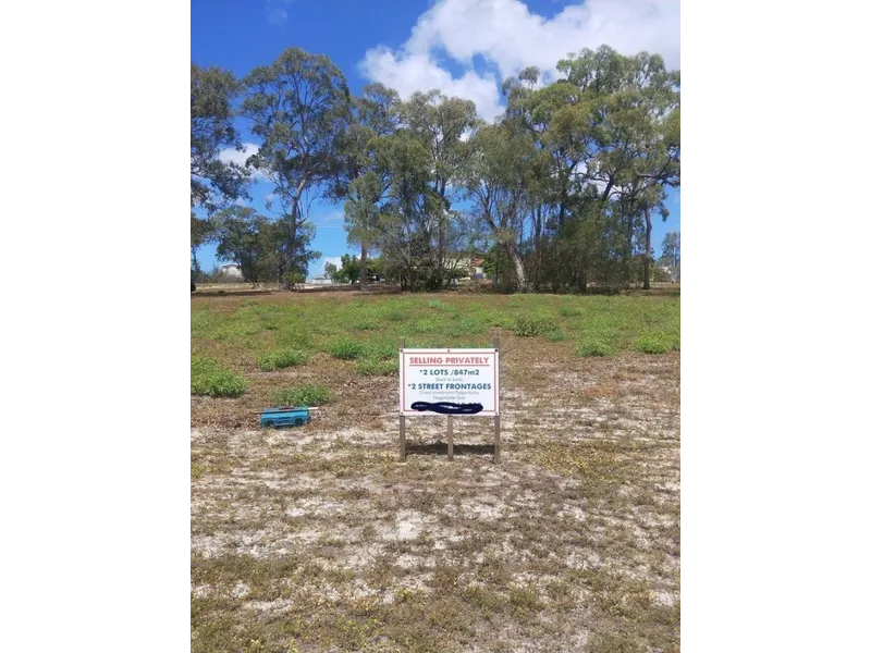 Unique Indeed. 2 x 847m2 approx Blocks back on to each other